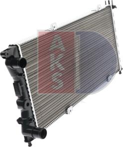 AKS Dasis 080830N - Radiator, engine cooling autospares.lv