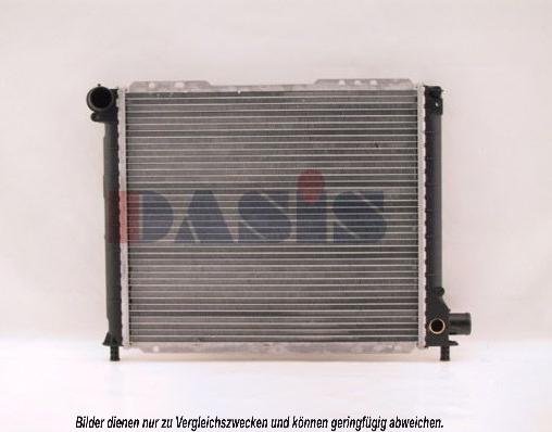 AKS Dasis 080380N - Radiator, engine cooling autospares.lv