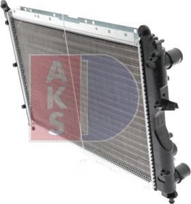 AKS Dasis 080330N - Radiator, engine cooling autospares.lv