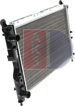 AKS Dasis 080330N - Radiator, engine cooling autospares.lv