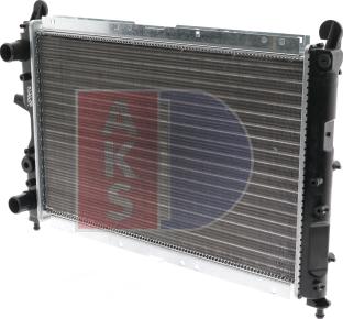 AKS Dasis 080330N - Radiator, engine cooling autospares.lv