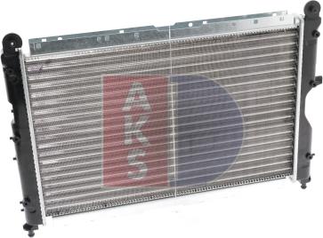 AKS Dasis 080330N - Radiator, engine cooling autospares.lv