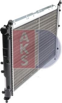 AKS Dasis 080330N - Radiator, engine cooling autospares.lv