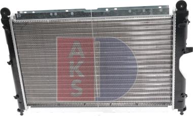 AKS Dasis 080330N - Radiator, engine cooling autospares.lv