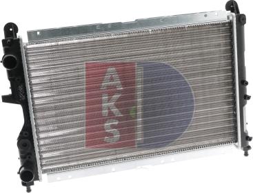 AKS Dasis 080330N - Radiator, engine cooling autospares.lv