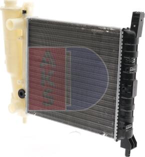 AKS Dasis 080280N - Radiator, engine cooling autospares.lv