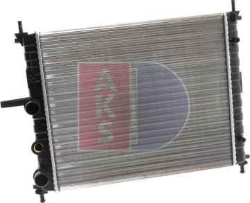 AKS Dasis 080790N - Radiator, engine cooling autospares.lv