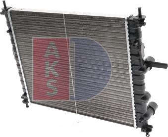 AKS Dasis 080790N - Radiator, engine cooling autospares.lv