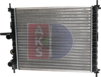 AKS Dasis 080790N - Radiator, engine cooling autospares.lv