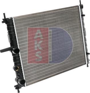 AKS Dasis 080790N - Radiator, engine cooling autospares.lv