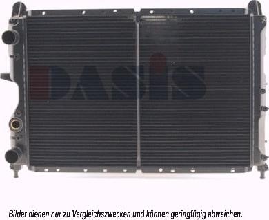 AKS Dasis 080700N - Radiator, engine cooling autospares.lv