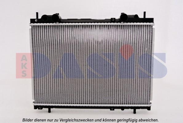 AKS Dasis 081450N - Radiator, engine cooling autospares.lv