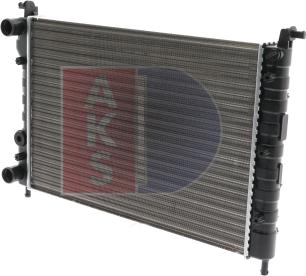 AKS Dasis 081470N - Radiator, engine cooling autospares.lv