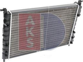 AKS Dasis 081540N - Radiator, engine cooling autospares.lv