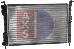 AKS Dasis 081540N - Radiator, engine cooling autospares.lv