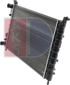 AKS Dasis 081540N - Radiator, engine cooling autospares.lv