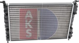 AKS Dasis 081540N - Radiator, engine cooling autospares.lv