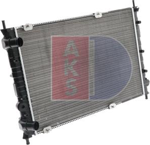 AKS Dasis 081090N - Radiator, engine cooling autospares.lv