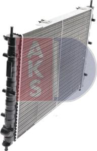 AKS Dasis 081090N - Radiator, engine cooling autospares.lv