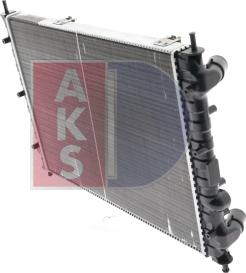 AKS Dasis 081090N - Radiator, engine cooling autospares.lv