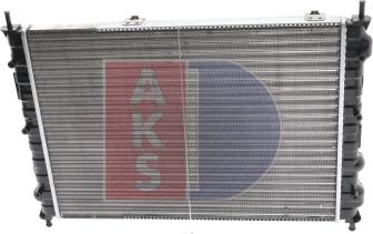 AKS Dasis 081090N - Radiator, engine cooling autospares.lv