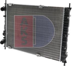 AKS Dasis 081090N - Radiator, engine cooling autospares.lv