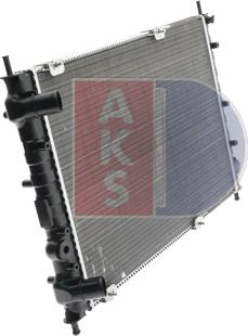 AKS Dasis 081090N - Radiator, engine cooling autospares.lv