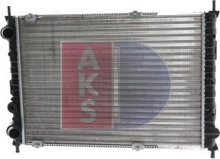 AKS Dasis 081090N - Radiator, engine cooling autospares.lv