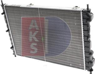 AKS Dasis 081090N - Radiator, engine cooling autospares.lv