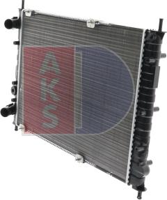 AKS Dasis 081090N - Radiator, engine cooling autospares.lv