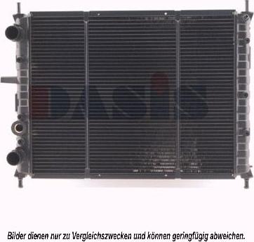 AKS Dasis 081060N - Radiator, engine cooling autospares.lv