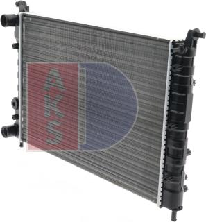 AKS Dasis 081030N - Radiator, engine cooling autospares.lv