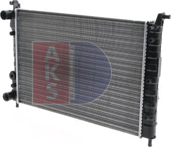 AKS Dasis 081030N - Radiator, engine cooling autospares.lv