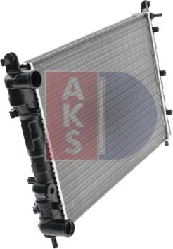 AKS Dasis 081030N - Radiator, engine cooling autospares.lv