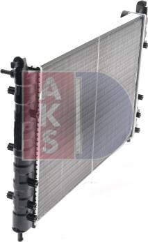 AKS Dasis 081030N - Radiator, engine cooling autospares.lv