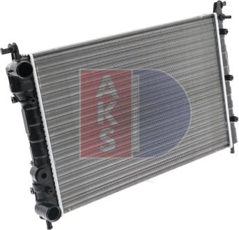 AKS Dasis 081030N - Radiator, engine cooling autospares.lv