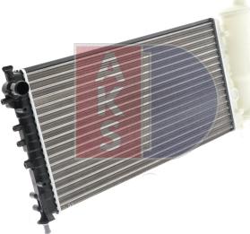 AKS Dasis 081100N - Radiator, engine cooling autospares.lv