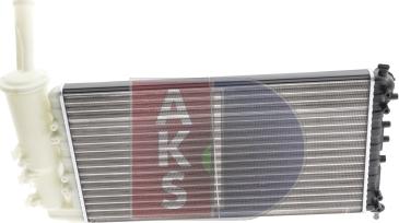 AKS Dasis 081100N - Radiator, engine cooling autospares.lv