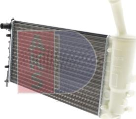 AKS Dasis 081100N - Radiator, engine cooling autospares.lv