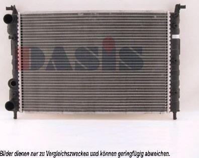 AKS Dasis 081180N - Radiator, engine cooling autospares.lv