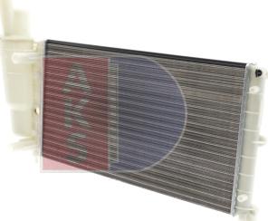 AKS Dasis 081350N - Radiator, engine cooling autospares.lv