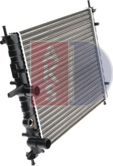 AKS Dasis 081330N - Radiator, engine cooling autospares.lv