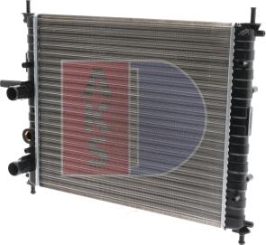 AKS Dasis 081330N - Radiator, engine cooling autospares.lv