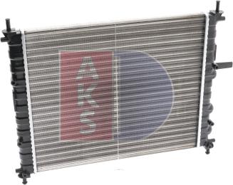 AKS Dasis 081330N - Radiator, engine cooling autospares.lv