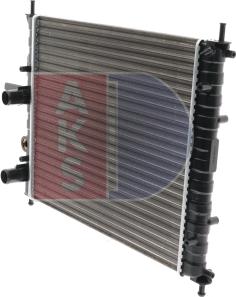 AKS Dasis 081330N - Radiator, engine cooling autospares.lv