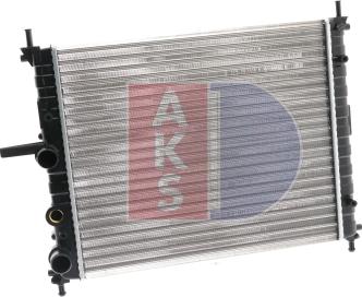 AKS Dasis 081330N - Radiator, engine cooling autospares.lv