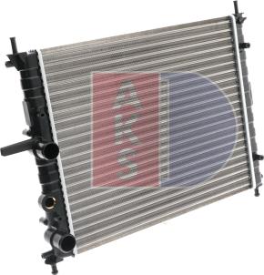 AKS Dasis 081330N - Radiator, engine cooling autospares.lv