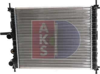 AKS Dasis 081330N - Radiator, engine cooling autospares.lv