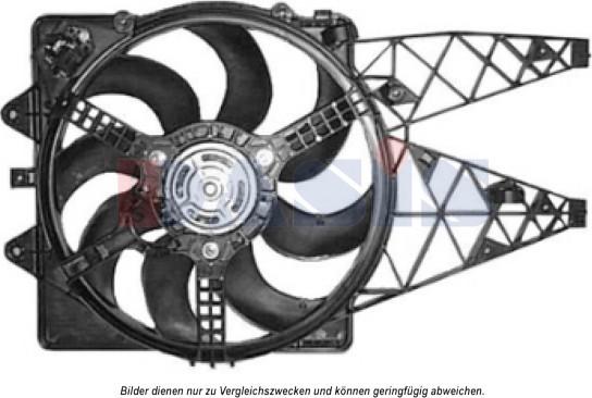 AKS Dasis 088034N - Fan, radiator autospares.lv