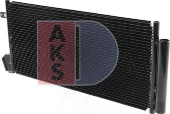 AKS Dasis 082049N - Condenser, air conditioning autospares.lv